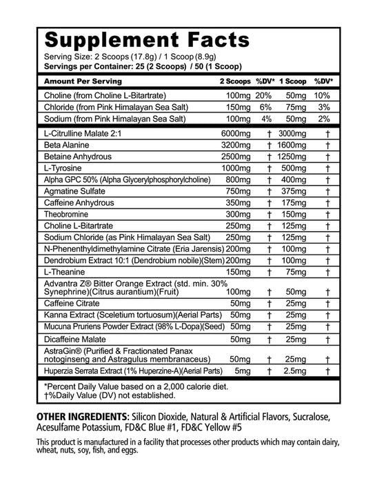 Panda Supplements: RAMPAGE Extreme - Goblin Juice