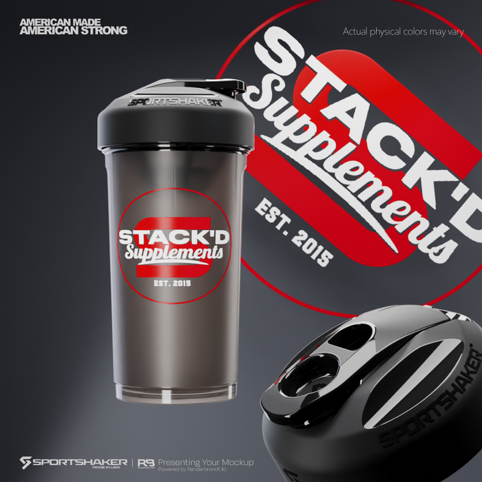 STACK'D Shakers & Gear: All Black Shaker Tall