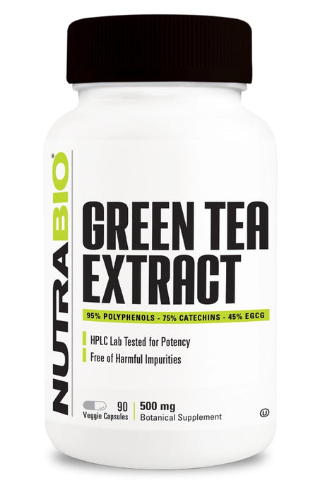 NutraBio: Green Tea Extract (500mg)