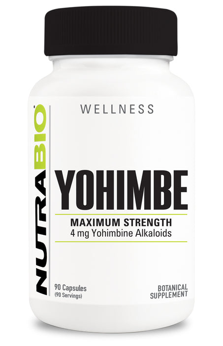 NutraBio: Yohimbe (4mg)