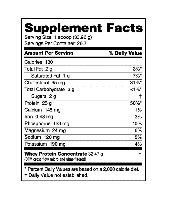 NutraBio: Classic Whey Protein 2lbs