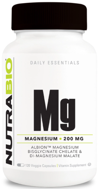 NutraBio: Magnesium (200mg)