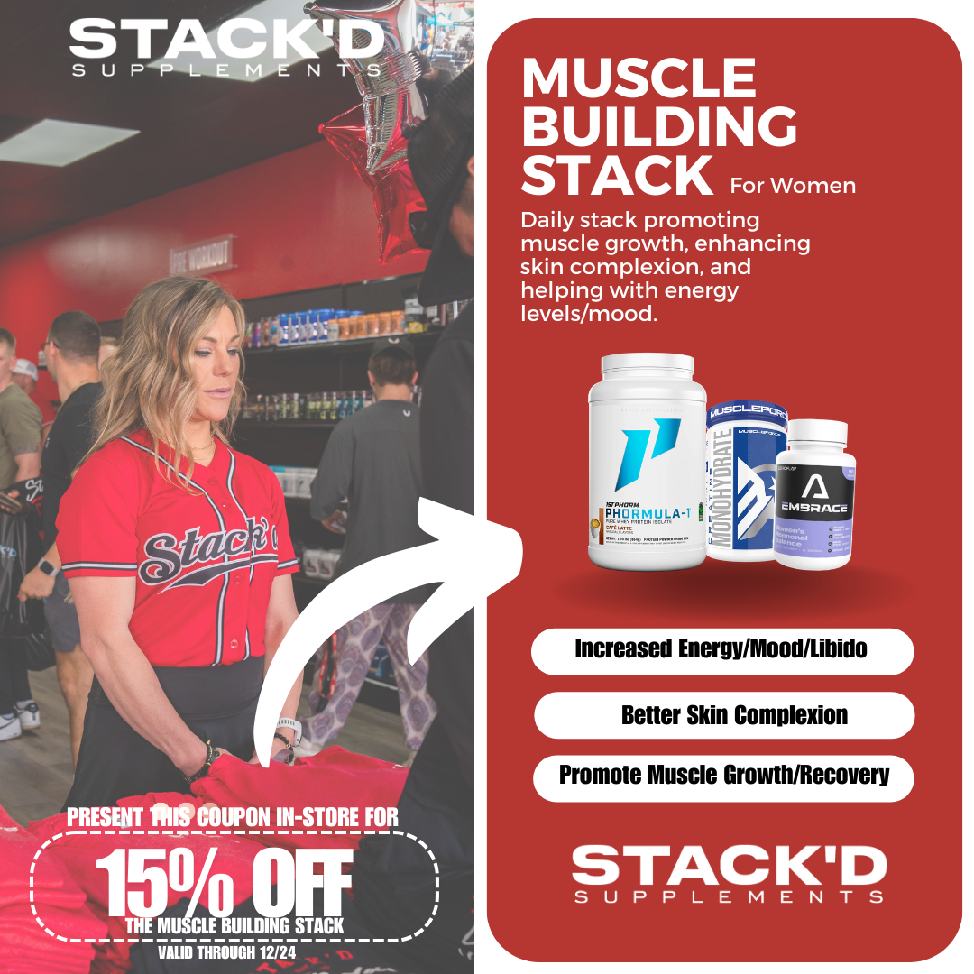 MUSCLE BUILDING WOMEN STACK
