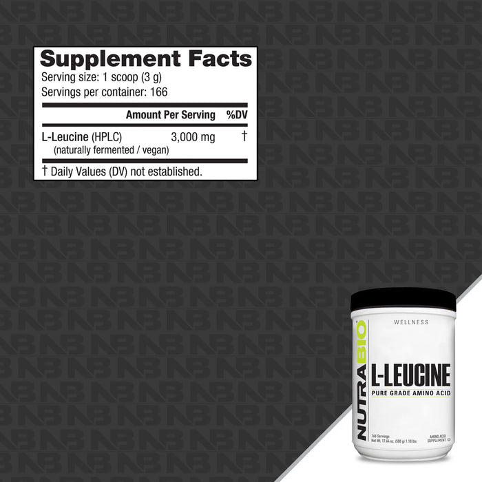 Nutrabio: L-Leucine Powder (500g)