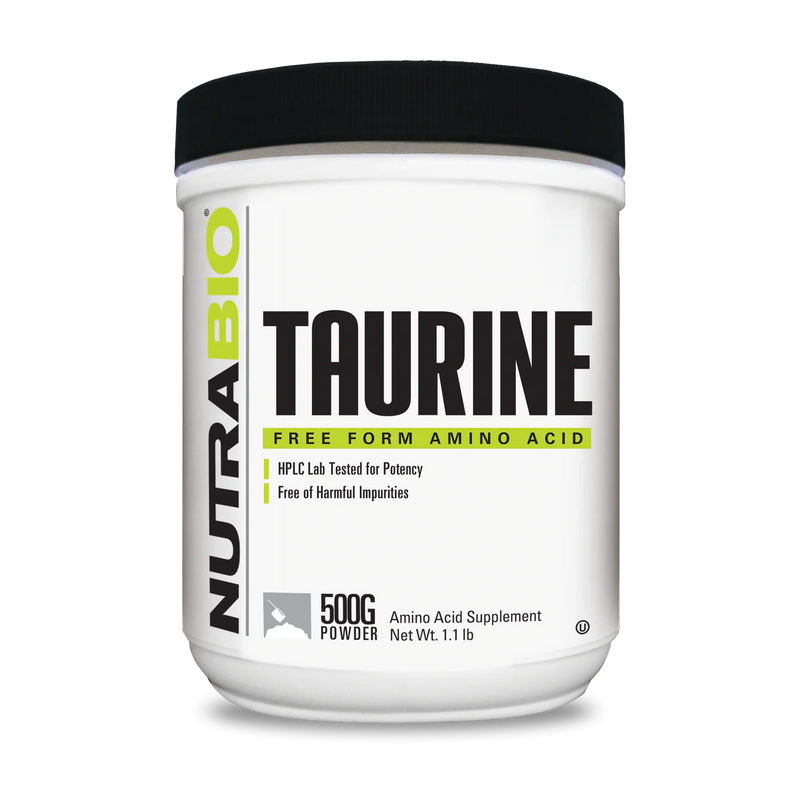 NutraBio: Taurine Powder (500g)
