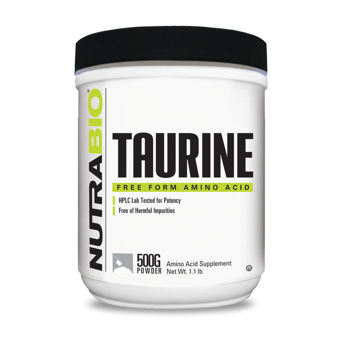 NutraBio: Taurine Powder (500g)