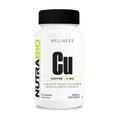 Nutrabio: Cu (Copper) Caps (3mgs)
