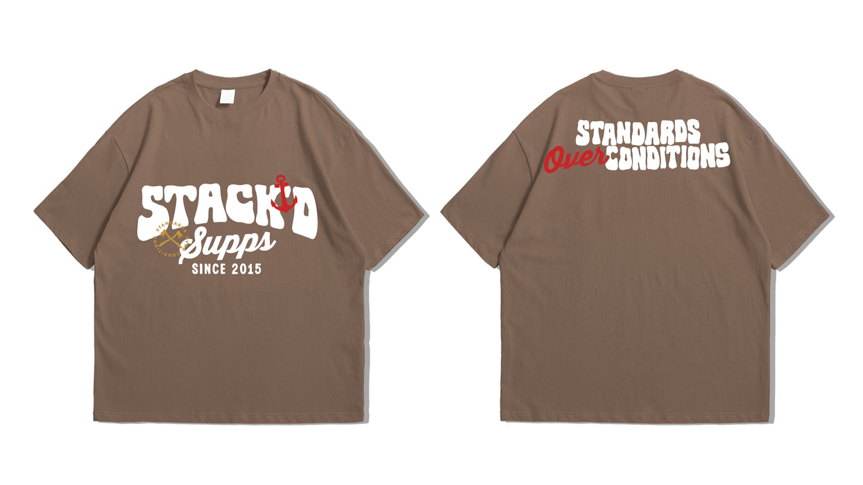 STACK'd Apparel: Standards over Conditions Retro Espresso