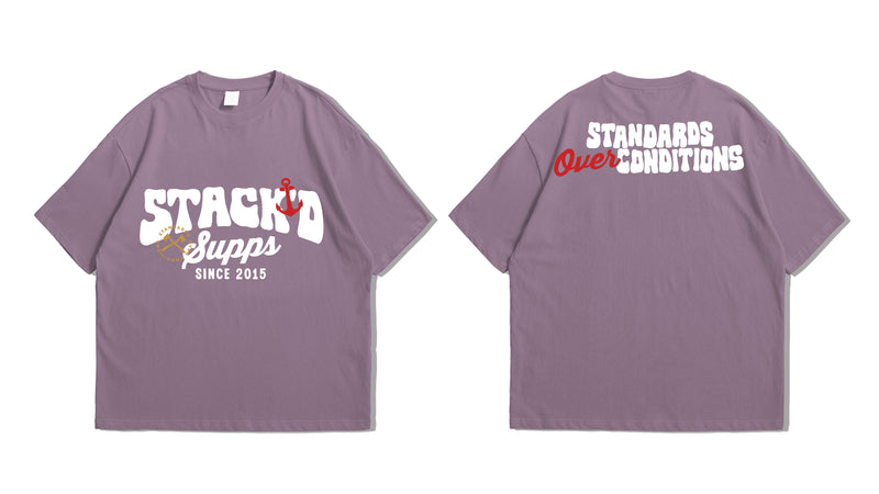 STACK'd Apparel: Standards over Conditions Retro Wine