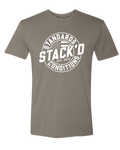 STACK'd Apparel: Standards Over Conditions Circle Logo-Warm Grey