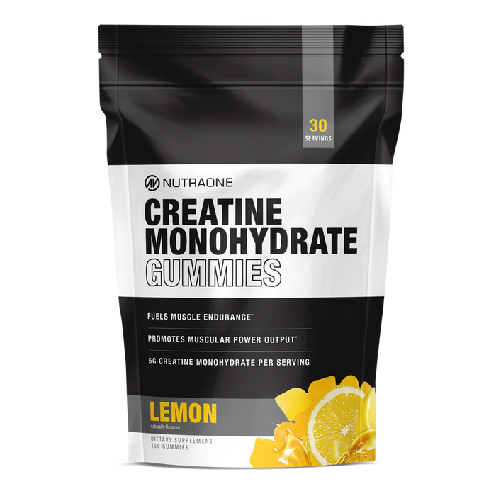 NutraOne: Creatine Monohydrate Gummies (Lemon Flavored)