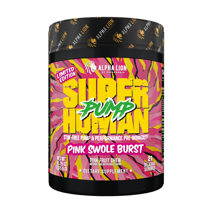 Alpha Lion: Super Human PUMP - Pink Swole Burst - Limited Edition