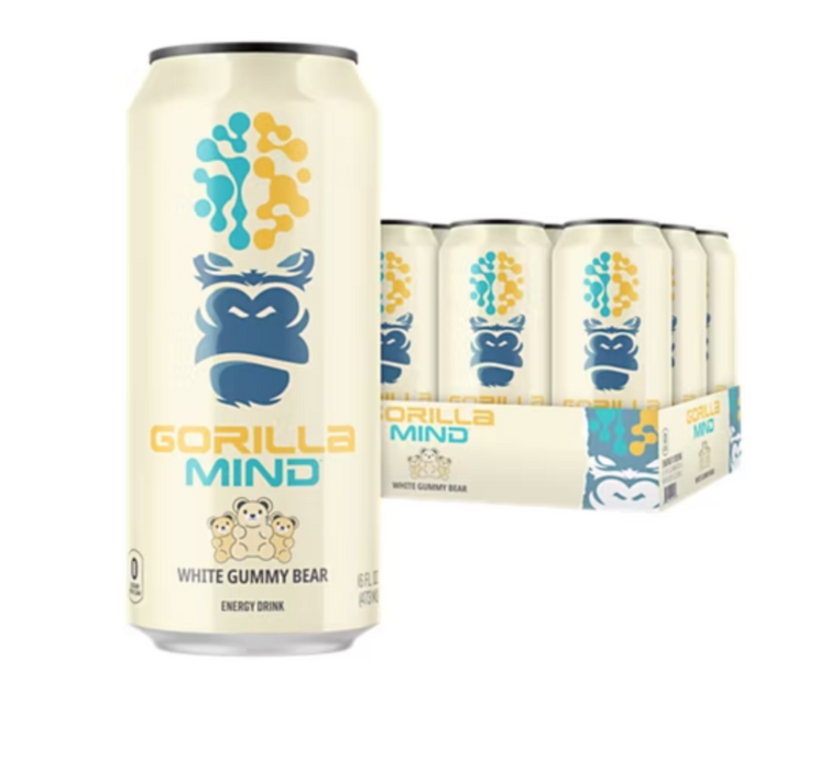 Gorilla Mind: Energy Drink (Case of 12)