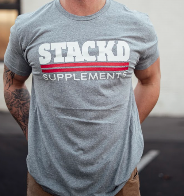 STACKD Apparel: Grey Stackd shirt
