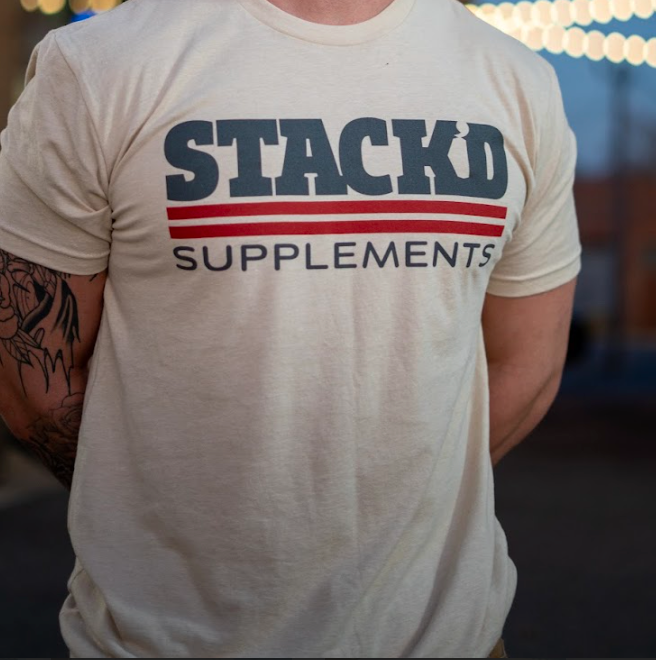 STACKD Apparel : TAN Stackd shirt