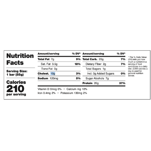 BAREBELLS Protein Bar (Box of 12)