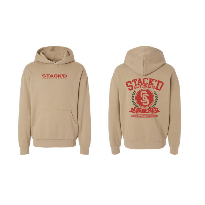 STACK'd New Apparel: More Than Just Supplements Sandstone Hoodie