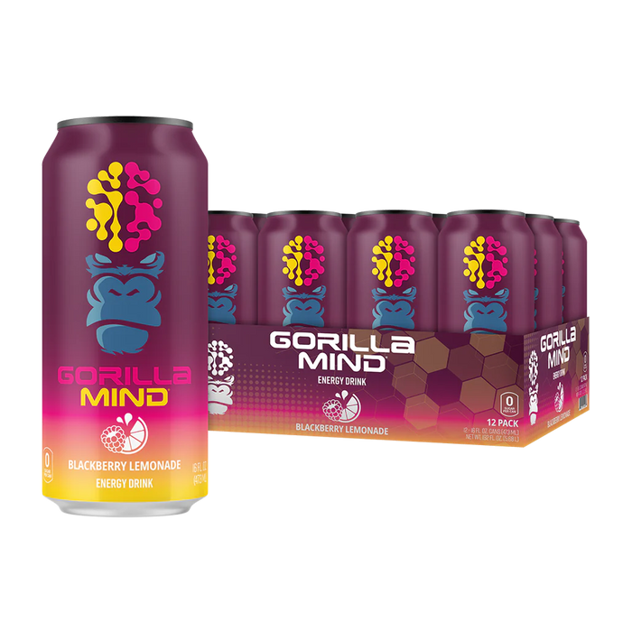 Gorilla Mind: Energy Drink (Case of 12)