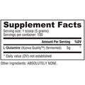 NutraBio:  Glutamine
