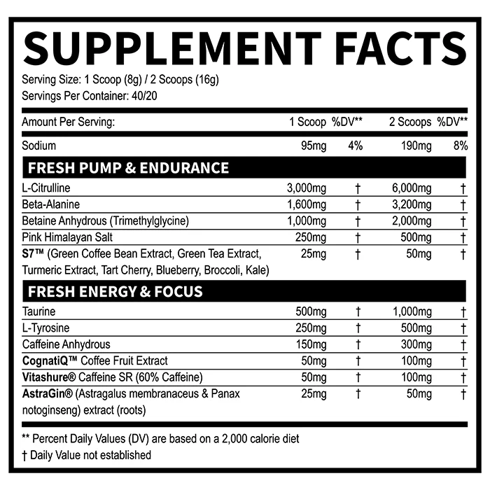 Fresh Supps: Pre