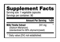 NutraBio: Milk Thistle - 90 capsules