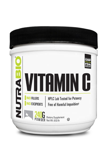 NutraBio: Vitamin C Powder (240 grams)