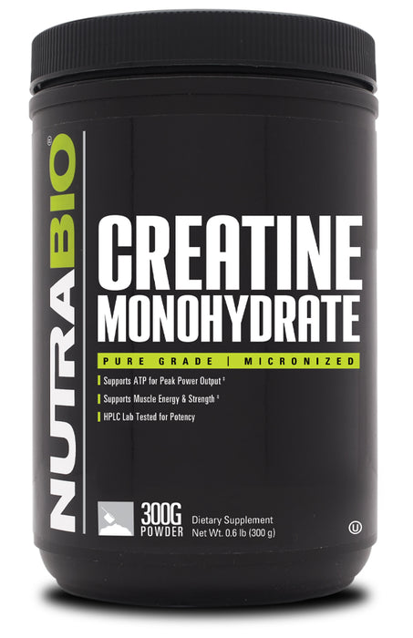 NutraBio: Creatine Monohydrate 300g