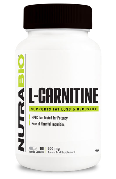 NutraBio: L-Carnitine (500mg)