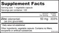 NutraBio: Zinc Gluconate (50mg)