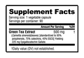 NutraBio: Green Tea Extract (500mg)