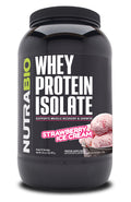 NutraBio: Whey Protein Isolate 2lbs