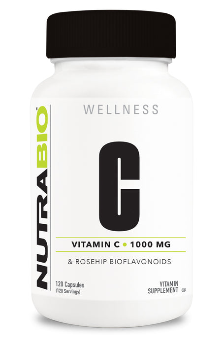 NutraBio: Vitamin C (1000mg) with Rose Hips