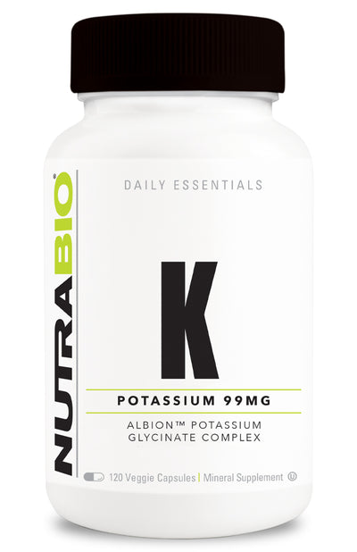 NutraBio: Potassium Complex (99mg)