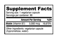 NutraBio: Biotin (5000mcg)