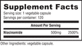 NutraBio: B-3 Niacinamide (500mg)