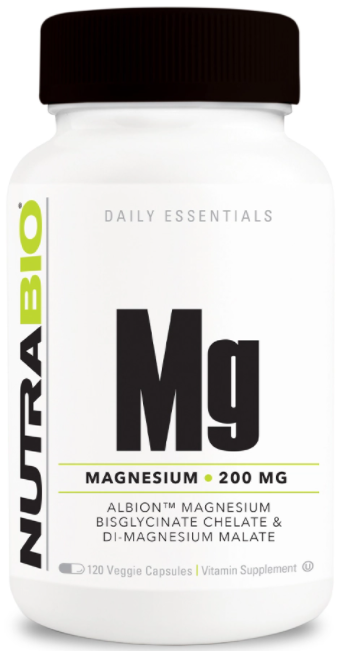 NutraBio: Magnesium Caps (200mg)